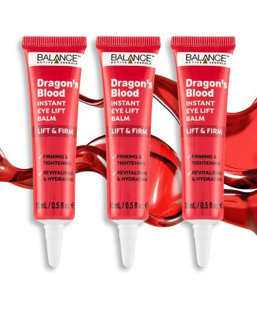 Balance Active Formula Dragons Blood Instant Eye Lift Balm 15ml - Firming, Tightening, Revitalizing & Hydrating - Buy Online on GoSupps.com
