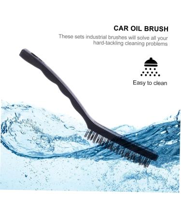 Mobestech 2 Nylon Wire Brush Set - Stainless Steel Cleaning Brushes for Welding Automotive & Antistatic Use - Buy Online on GoSupps.com
