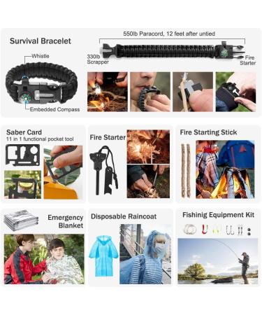 235Pcs Emergency Survival and First Aid Kit with IFAK Molle Bag - Perfect Gear for Camping, Hunting, Hiking, and Disaster Preparedness - Buy Online on GoSupps.com