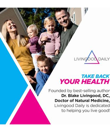 Livingood Daily Intestinal Cleanse | Para & Candi Cleanser Support - 56 Veg Capsules for Heart Skin & Gut Health - Non-GMO Gluten-Free Vegan - Buy Online on GoSupps.com