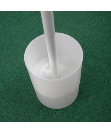 Tour Gear Portable Golf Flag with Cup  6-Foot Height Flagstick  Create Your Own 19th Hole Backyard Golf Practice Hole  White/Red - Buy Online on GoSupps.com