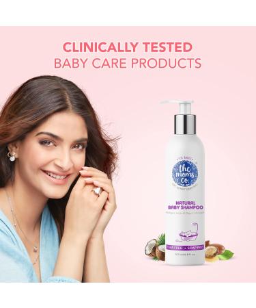 Buy The Moms Co. Tear-Free Natural Baby Shampoo - USDA Organic Argan & Moringa - 200ml - International Shipping Available - Buy Online on GoSupps.com