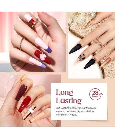 Beetles Gel Nail Polish Kit - 36 Popular Colors with Base, Glossy & Matte Top Coat - All Seasons Solid Sparkle Glitters - Perfect Gift for Women - Buy Online on GoSupps.com
