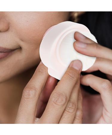 PATKAW Facial Cleansing Soft Bristle Cleansing Side Silicone Scrubber Side Deep Pore Cleansing Exfoliation Face Brush for Makeup Removal Women and Men - Buy Online on GoSupps.com