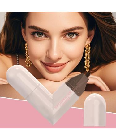 Winged Eye End Stamp Double Tip Women Makeup Eyeliner Pen with Quick Drying Waterproof Formula Portable Eye Wing Stencil for Dating Travel Commuting Wedding and Use Brown - Buy Online on GoSupps.com