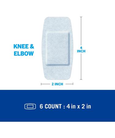 Nexcare Strong Hold Pain-Free Removal Bandages for Knee and Elbow - 6 Count - Buy Online on GoSupps.com