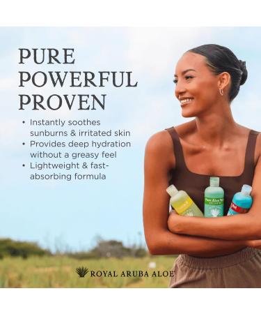Aruba Aloe Pure Aloe Vera Gel Soothes Hydrates and Refreshes Skin 2.2 oz Tube 2 Fl Oz (Pack of 1) - Buy Online on GoSupps.com
