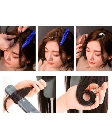 Remeehi Clip-In Wavy Hairpiece with Bangs - 30.5 cm Black | Natural & Real Length | International Shipping - Buy Online on GoSupps.com