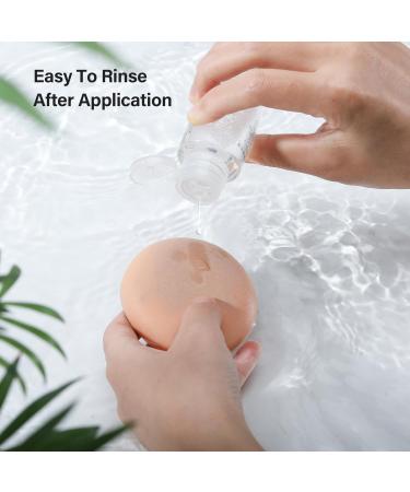 FVION 2 Pcs Large Powder Puff Makeup Puff Big Makeup Sponge For Wet & Dry Use Soft Thick Beauty Blender for Powder Foundation Contouring Blue - Buy Online on GoSupps.com