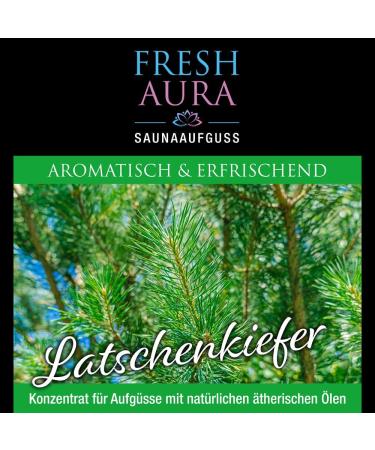 Fresh Aura Sauna Infusion - Mountain Pine & Essential Oils | Long-Lasting Aromatic Scent | Made in Germany | 100ml - Buy Online on GoSupps.com