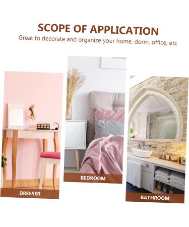  STOBOK STOBOK Makeup Palette Marble Palette with Gold Trim Jewelry Storage Tray Nail Art Holder Plate - Buy Online on GoSupps.com