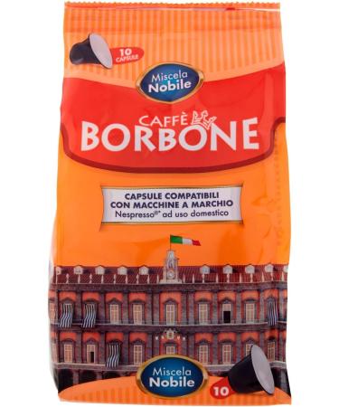 10 Respresso - Comp. Nespresso - M lange Nobile - Caff Borbone - Buy Online on GoSupps.com