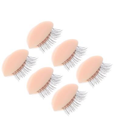 Moule pour Paupi res Amovible 3 Paires Taille Standard Silicone Souple Pratique Maquillage Professionnel Entra nement Extension Cils Peau R aliste Peau Claire