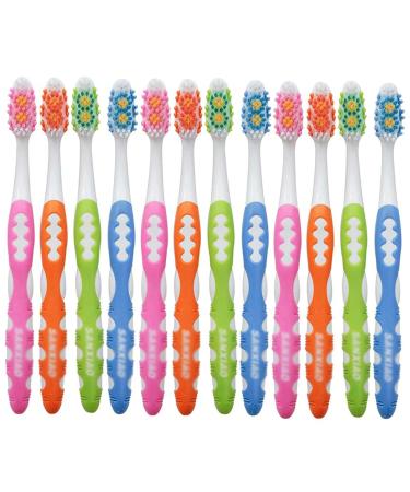 Clean toothbrush medium hardness manual toothbrush for deep cleaning stain and plaque removal toothbrushes for women/men bathroom 1 piece (1 Pack)