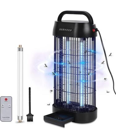 Electrical mosquito lamp EUQQU 18W 1800V UV Insect shells with remote control Timer 80 m IPX4 mosquito trap lamp defense agent the fly trap effectively reduced electrically for the interior