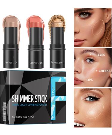 Complete 3-piece set of bronzer and cheek powder and highlights your facial features - Buy Online on GoSupps.com