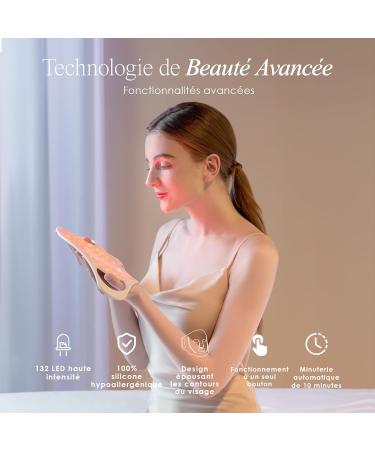 LED Light Therapy Mask by Project E Beauty | Silicone Face Facial Mask | Red Blue Light Skin Rejuvenation Anti-Aging | Remove Reduce Wrinkles Spot Scars Acne | Home Spa Treatment Skincare Device - Buy Online on GoSupps.com