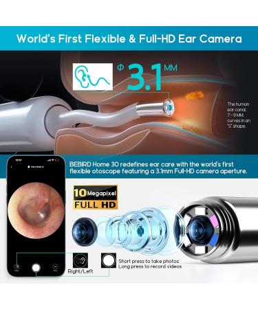 BEBIRD Home 30S Ear Care System - Advanced Ear Cleaner with FHD Camera & UVC Light | Complete Earwax Removal Kit for Adults & Kids - Buy Online on GoSupps.com