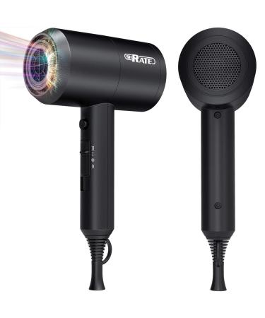 SHRATE Ionic Hair Dryer, Professional Salon Negative Ions Blow Dryer, Powerful 1800W for Fast Drying, 3 Heating/ 2 Speed, Cool Button, Damage Free Hair with Constant Temperature, Low Noise, Black - Buy Online on GoSupps.com