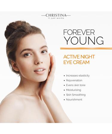 Buy CHRISTINA Forever Young Active Eye Night Cream with Retinol - Rejuvenating Avocado Oil Eye Cream for Moisturizing & Nourishing - 30ml | International Shipping Available - Buy Online on GoSupps.com