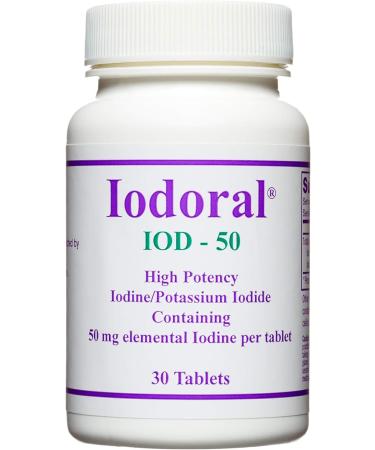 Optimox Corporation Iodoral IOD-50 50 mg 30 Tablets - Buy Online on GoSupps.com