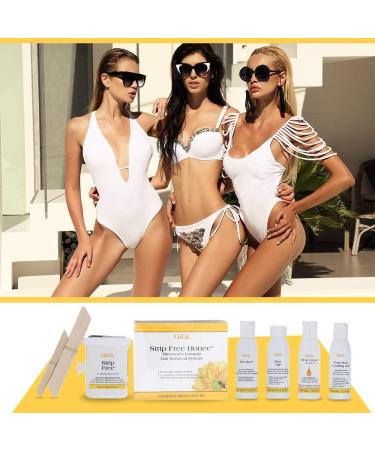 GIGI Kit Honee Strip Free Hair Removal System - Premium Haarwachs for Smooth Skin | International Shipping Available - Buy Online on GoSupps.com
