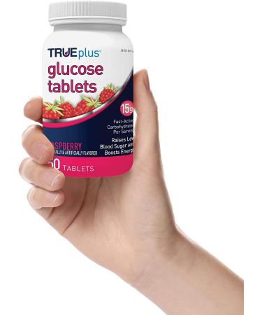 TRUEplus Raspberry Glucose Tablets - 50ct Pack of 1 - Buy Online on GoSupps.com