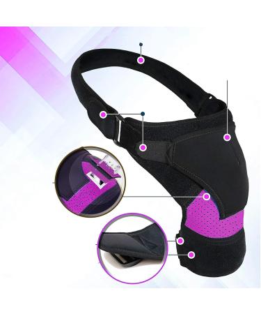 1 Pcs Shoulder Brace Adjustable Shoulder Support Brace Shoulder Support for Women Shoulder Relief Pain Rotator Cuff Shoulder Supports Rotator Cuff for Shoulder Relief Pain Support Fits Left and Right - Buy Online on GoSupps.com