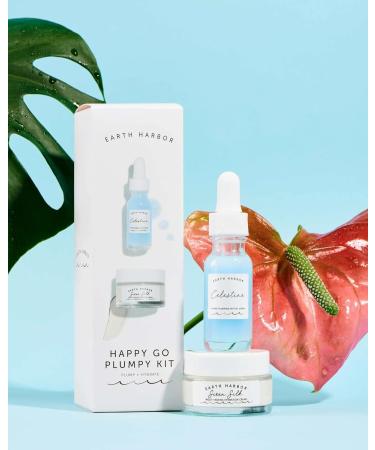 Buy HAPPY GO PLUMPY Kit by Earth Harbor - 10 mL CELESTINE & 15 mL SIREN SILK - International Shipping Available - Buy Online on GoSupps.com
