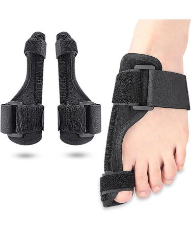 Bunion Corrector & Big Toe Straightener | Pain Relief for Hammer Toe & Hallux Valgus | Bunion Splint & Pads (Right+Left) - Shop Now for International Shipping - Buy Online on GoSupps.com