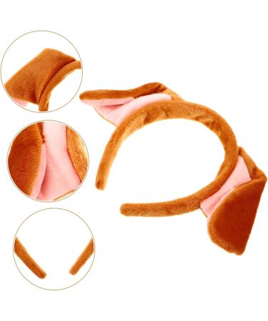 Beatifufu 1pc Puppy Headband Cartoon Hairband Lovely Headdress Lovely Hair Hoop Cartoon Headband Cloth Headdress Hair Loop Cosplay Hairband Cosplay Head Decor Dog Ears Headband - Buy Online on GoSupps.com