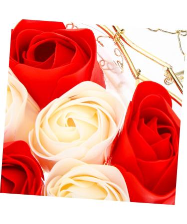 CLISPEED 2 Boxes Soap Rose Soap Bridal Shower for Guests Womens for Birthday Rose Soap Bar Ladies Beauty Soap Fancy Soap Bath Petal Wedding Woman - Buy Online on GoSupps.com