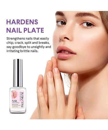 Paulinrise Nail Strengthener: Treat Weak & Damaged Nails, Promotes Growth - Top/Base Coat - Buy Online on GoSupps.com