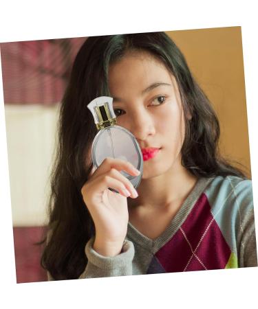 Ipetboom 1pc Spray Perfume Bottle Clear Spray Bottle Mini Perfume Bottle Clear Container with Lid Spray Mist Bottle Refillable Mist Container Perfume Container Portable Crystal Bottle Glass - Buy Online on GoSupps.com