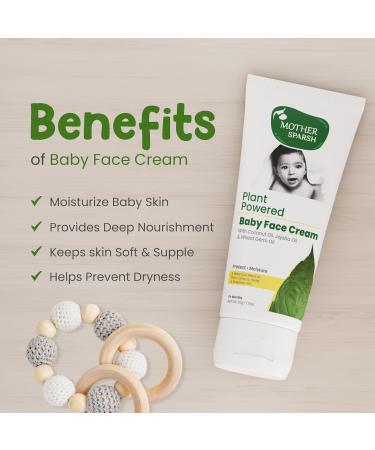 Plant Powered Natural Baby Face Cream - 50g | Organic Gentle & Eco-Friendly Skincare - Buy Online on GoSupps.com