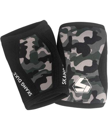 SKDK Knee Brace 7MM Compression Sleeve for Pain Relief Support for Weightlifting & Cross Training | Home Gym Equipment (1 Pair Elbow Sleeves Large - Buy Online on GoSupps.com