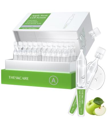 Anti Aging Apple Stem Cell Serum Ampoule for Face with Collagen Hyaluronic Acid & Niacinamide Rejuvenating Facial Serum for Fine Lines & Wrinkles Plumping& Hydrating 30 Ampoules