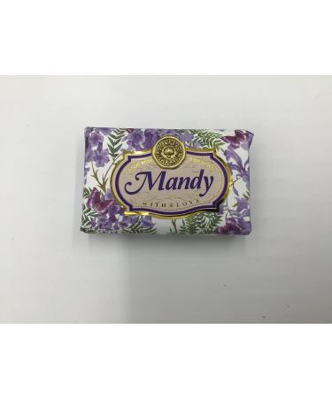 Mandy - Gift Soap Bar For Her Birthday Rose Scent Mum Grandmother Cleanser Lather Present Girl
