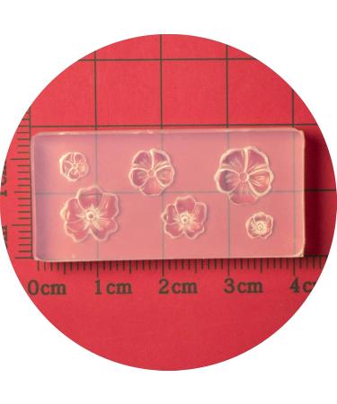Awesomeonei Five Petal Flower Silicone Mold - DIY Nail Art Decoration Tool & Template | Perfect for Creative Nail Designs - Buy Online on GoSupps.com