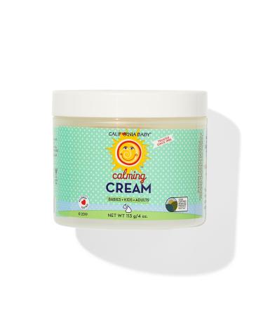 California Baby Calming Cream | Lavender Hypoallergenic Baby Lotion | 100% Plant-based | Soothing Baby Cream for Dry Sensitive Skin | 113 g / 4 oz