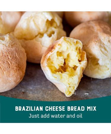Judee's Brazilian Cheese Bread Mix 1 lb - Non-GMO, Gluten-Free, Nut-Free - Just Add Water for Freshly Baked Goodness - Perfect for Preparing in Advance (1 Pound, Pack of 1) - Buy Online on GoSupps.com