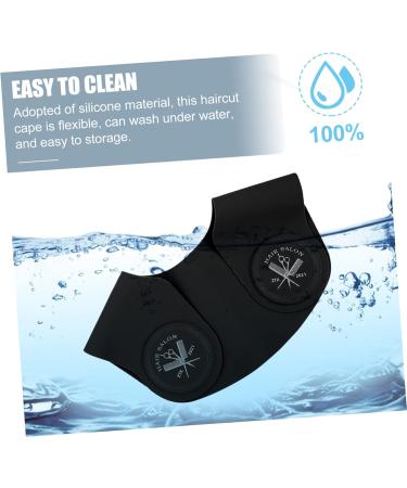 Ipetboom Hair Cutting Mat & Silicone Bib Shawl - Durable Hair Color Neck Shield for Easy Haircuts & Dyeing - 36x22 CM - Buy Online on GoSupps.com