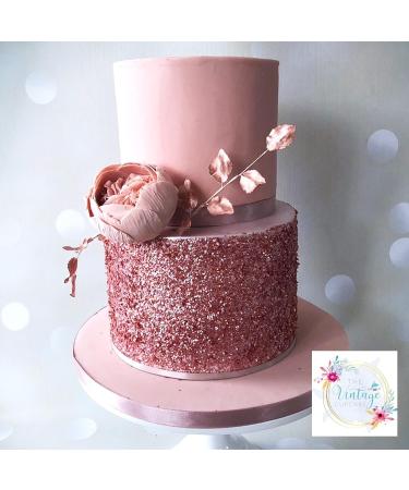 The Cake Decorating Co. Edible Glitter Squares 7g Rose Gold - Buy Online on GoSupps.com