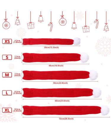 Naler Dog Christmas Scarf - Festive Red Dog Costume for Small Pets - Perfect Holiday Outfit for Dogs - Buy Online on GoSupps.com