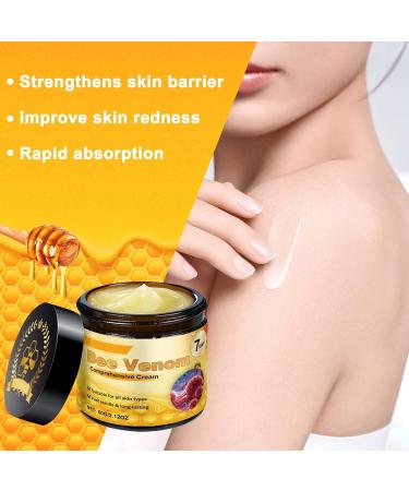 2Pcs Bee Venom Comprehensive Cream Professional Bee Venom Skin Treatment Cream Advanced Firming & Wrinkle-Reducing cream Natural Skin Moisturizer for All Skin Types - Buy Online on GoSupps.com
