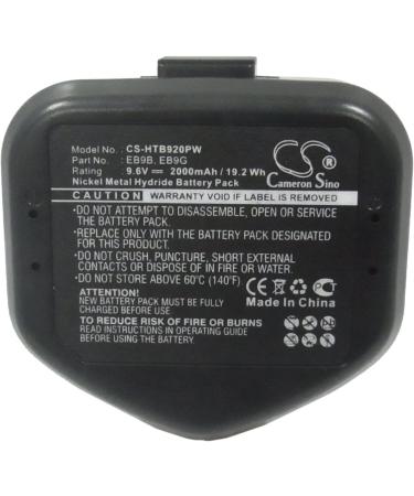 SPANN Battery Replacement for Hitachi Tools - Compatible with D 10DH D 10DJ DS 10DT EB 920HS & More | 9.6V High Performance - Buy Online on GoSupps.com