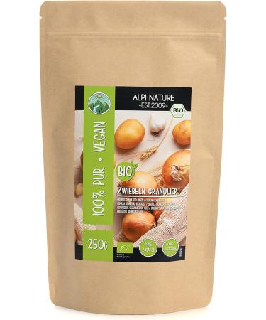 Organic Granulated Onions (250g 8.8oz) Organic Onion granules Onions from Certified Organic Farming Laboratory-Tested Organic Onion granules 100% Pure and Natural 250 GR (8.8oz) - Buy Online on GoSupps.com