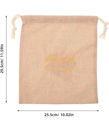 DRESSOOS Hair Dryer Storage Bag Hairdryer Pouch Blow Dryer Organizers Drawstring Storage Bags Fabric - Buy Online on GoSupps.com
