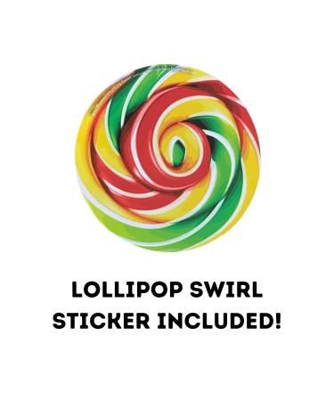 Spicy Gummy Worms - Hot & Sour Chewy Candies with Chili Powder | 2.5 oz Pack of 3 + Lollipop Swirl Sticker - Buy Online on GoSupps.com