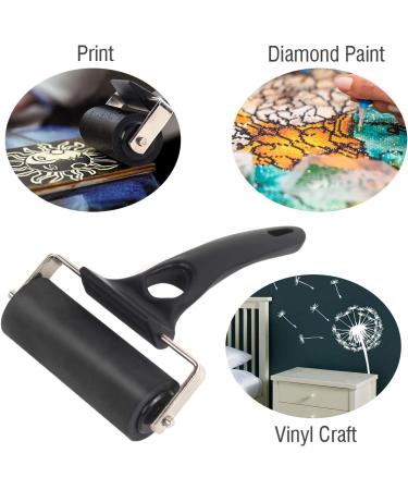 Falling in Art Rubber Roller Brayer for Crafting - Ink Roller Tool for Printmaking  Glue  Block  Wallpaper  Vinyl  Stamping  2 Inches 2 inch L - Buy Online on GoSupps.com